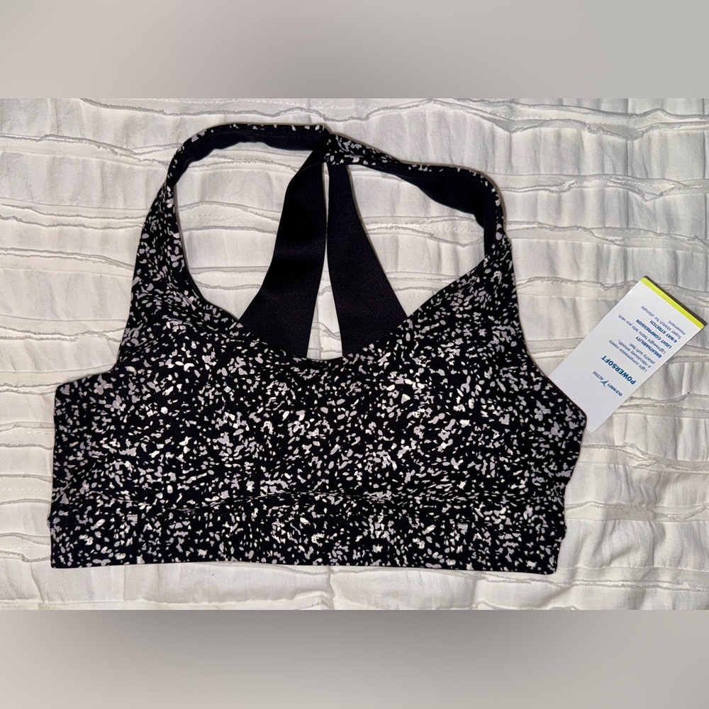 Old Navy Black and White Active Bra